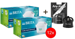 Brita Maxtra PRO Pure Performance 12ks + AnySharp brúsik na nože