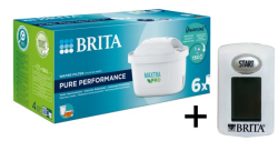 Brita Maxtra PRO Pure Performance 6pack + náhradné Memo biele zadarmo