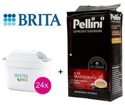 Brita Maxtra PRO Pure Performance 24ks + káva Pellini zadarmo